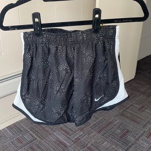 Black starry eyed Nike athletic shorts